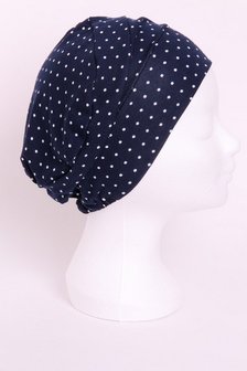 Mutssja OK34 Donker blauw met witte stipjes