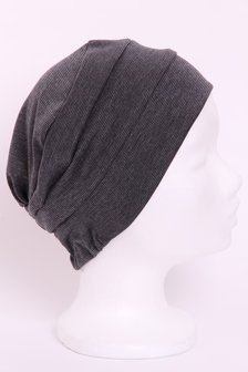 Mutssja LTS28 Antraciet gem&ecirc;leerd tricot (donker)